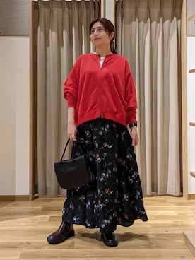 「studio CLIP（スタディオクリップ）のアイテム」を使った、emiclip1921さん（レディース・160cm）の秋コーディネート