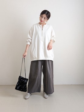 「studio CLIP（スタディオクリップ）のアイテム」を使った、emiclip1921さん（骨格ウェーブ・レディース・160cm）の秋コーディネート