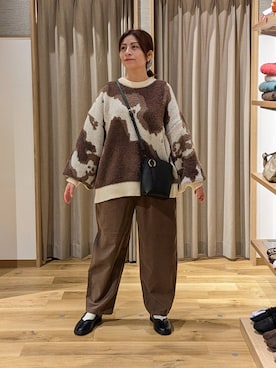 「アイテム（ヘアアクセサリー）」を使った、emiclip1921さん（レディース・160cm・30代）の冬コーディネート