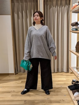 「studio CLIP（スタディオクリップ）のアイテム」を使った、emiclip1921さん（レディース・160cm）の冬コーディネート