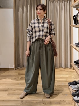 「studio CLIP（スタディオクリップ）のアイテム」を使った、emiclip1921さん（骨格ウェーブ・レディース・160cm）の秋コーディネート