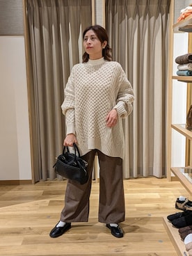 「studio CLIP（スタディオクリップ）のアイテム」を使った、emiclip1921さん（レディース・160cm）の冬コーディネート