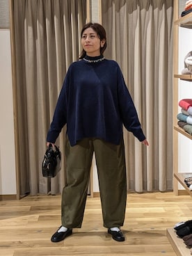 「アイテム（トートバッグ）」を使った、emiclip1921さん（レディース・160cm・30代）の冬コーディネート