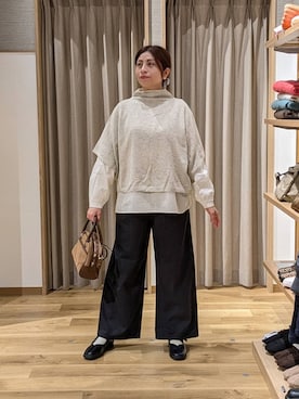 「アイテム（ヘアアクセサリー）」を使った、emiclip1921さん（レディース・160cm・30代）の冬コーディネート