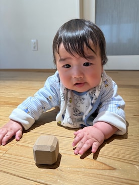 「アイテム（ママ＆ベビー）」を使った、M&Oさん（キッズ・60cm）の秋コーディネート