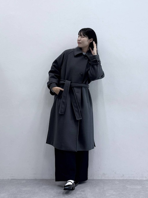 セール】＜WOOLLYTEC/ウーリーテック＞2WAYスタンドカラーコート