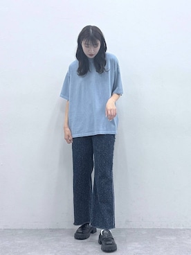「RAGEBLUE（レイジブルー）のアイテム（ローファー）」を使った、moemistyleさん（レディース・170cm）の春コーディネート