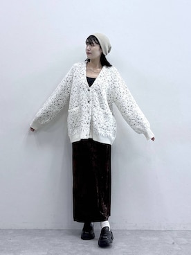 「RAGEBLUE（レイジブルー）のアイテム（帽子）」を使った、moemistyleさん（レディース・170cm）の秋コーディネート