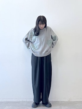「RAGEBLUE（レイジブルー）のアイテム（ブーツ）」を使った、moemistyleさん（レディース・170cm）の冬コーディネート