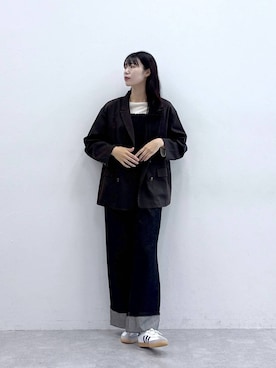 「RAGEBLUE（レイジブルー）のアイテム（Tシャツ/カットソー）」を使った、moemistyleさん（レディース・170cm）の秋コーディネート