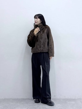 「RAGEBLUE（レイジブルー）のアイテム（ブルゾン）」を使った、moemistyleさん（レディース・170cm）の秋コーディネート