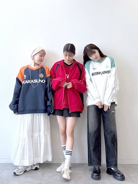 「RAGEBLUE（レイジブルー）のアイテム（スニーカー）」を使った、moemistyleさん（レディース・170cm）の春コーディネート