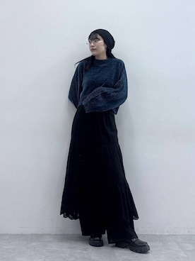 「RAGEBLUE（レイジブルー）のアイテム（帽子）」を使った、moemistyleさん（レディース・170cm）の秋コーディネート