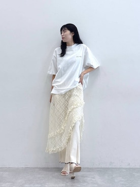 「アイテム（スウェットパンツ）」を使った、moemistyleさん（レディース・170cm）の夏コーディネート