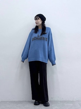 「RAGEBLUE（レイジブルー）のアイテム（帽子）」を使った、moemistyleさん（レディース・170cm）の秋コーディネート