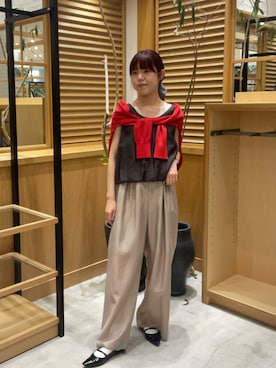 「URBAN RESEARCH（アーバンリサーチ）のアイテム（トップス、グレー系）」を使った、ayane01100212さん（レディース・158cm）の夏コーディネート