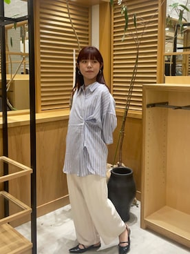 「URBAN RESEARCH（アーバンリサーチ）のアイテム（シャツ/ブラウス、その他）」を使った、ayane01100212さん（レディース・158cm）の夏コーディネート