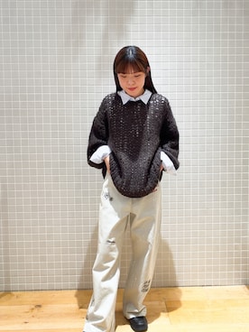 「URBAN RESEARCH（アーバンリサーチ）のアイテム（シャツ/ブラウス）」を使った、ayane01100212さん（レディース・158cm）の秋コーディネート