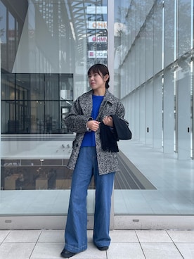 「アイテム（ピーコート）」を使った、ayane01100212さん（レディース・158cm）の秋コーディネート