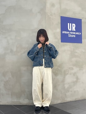「アイテム（デニムジャケット）」を使った、ayane01100212さん（レディース・158cm）の秋コーディネート