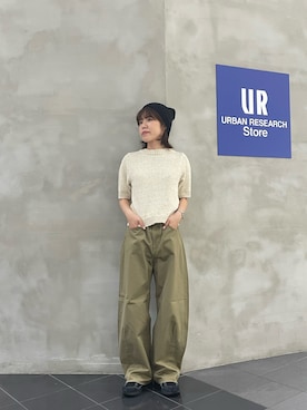 「アイテム（ニット/セーター）」を使った、ayane01100212さん（レディース・158cm・20代）の夏コーディネート