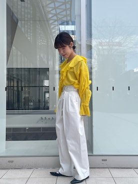 「URBAN RESEARCH ROSSO WOMEN（アーバンリサーチ　ロッソ）のアイテム（パンツ）」を使った、ayane01100212さん（レディース・158cm）の春コーディネート