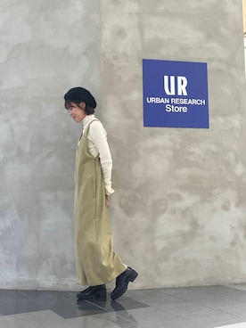 「アイテム（サロペット/オーバーオール、ベージュ系）」を使った、ayane01100212さん（レディース・158cm）の秋コーディネート
