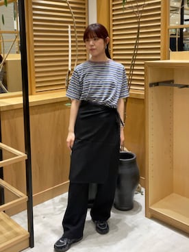 「URBAN RESEARCH DOORS（アーバンリサーチドアーズ）のアイテム（トップス、グレー系）」を使った、ayane01100212さん（レディース・158cm）の春コーディネート