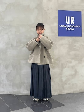 「アイテム（ピーコート）」を使った、ayane01100212さん（レディース・158cm）の秋コーディネート