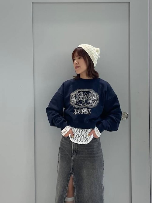 コットンリネンリブビーニー