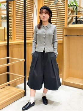 「RODE SKO（ロデスコ）のアイテム（ローファー）」を使った、ayane01100212さん（レディース・158cm）の秋コーディネート