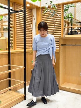 「RODE SKO（ロデスコ）のアイテム（ローファー）」を使った、ayane01100212さん（レディース・158cm）の秋コーディネート