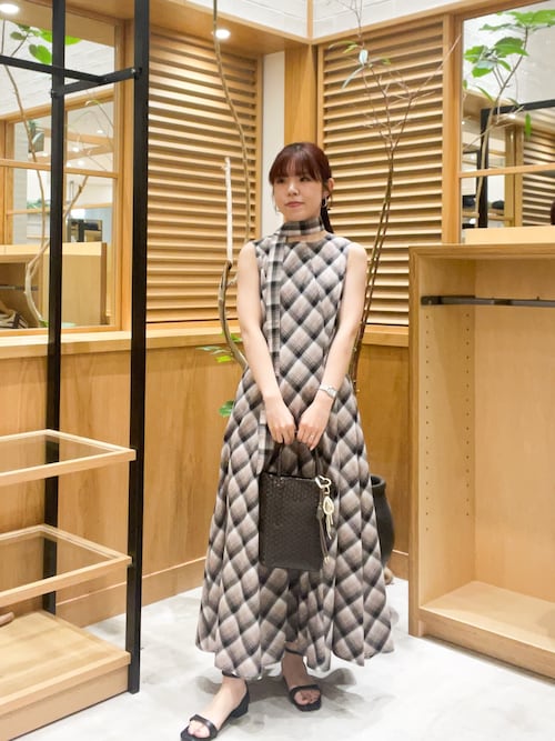 ワンピース ベルト付フレアシルエットロングドレス : ZOZOTOWN Yahoo