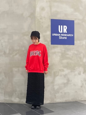 「SMELLY（スメリー）のシャギービーニー（ニットキャップ/ビーニー）」を使った、ayane01100212さん（レディース・158cm）の秋コーディネート