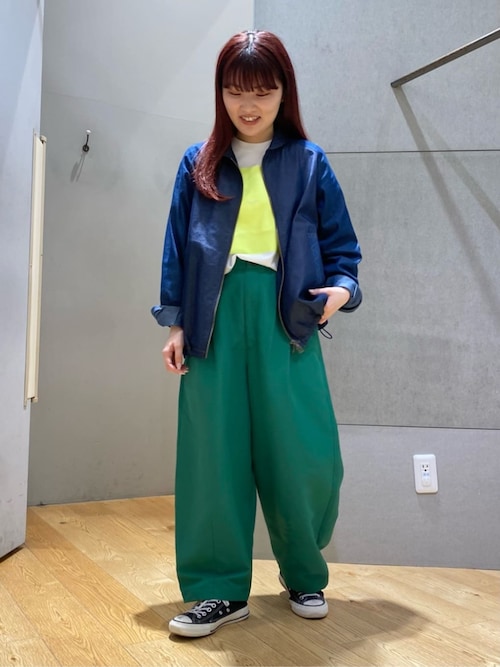 FRAPBOIS(フラボワ)/ワッフルーザー テーパードパンツ FRAPBOIS パンツ ワッフルーザー テーパードパンツ レディース