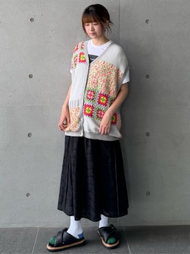 utaさん（レディース・162cm）の夏コーディネート