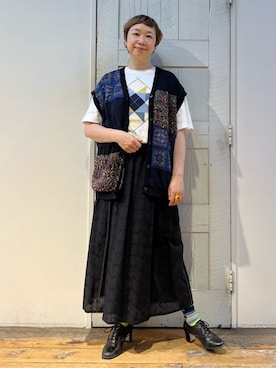 utaさん（レディース・161cm）の夏コーディネート