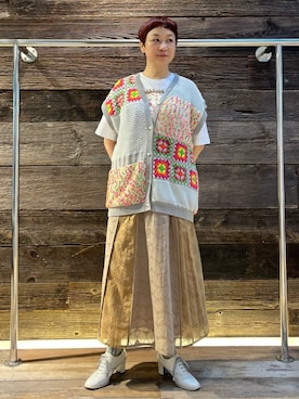 「アイテム（レッグウェア）」を使った、utaさん（レディース・161cm）の夏コーディネート