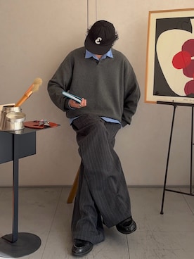 「niko and...（ニコアンド）のアイテム」を使った、ハルさん（メンズ・179cm）の秋コーディネート