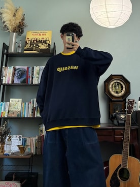 「niko and...（ニコアンド）のアイテム」を使った、ハルさん（メンズ・179cm）の秋コーディネート