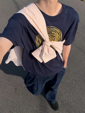「niko and...（ニコアンド）のアイテム」を使った、ハルさん（メンズ・179cm）の夏コーディネート