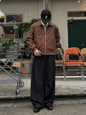 「アイテム（ジャケット/アウター）」を使った、ハルさん（メンズ・179cm）の夏コーディネート
