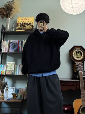 「YOLO（ヨーロ）のアイテム」を使った、ハルさん（メンズ・179cm）の秋コーディネート