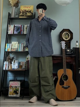 「メンズファッション」｜ハルさん（メンズ・179cm）の秋コーディネート