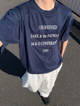 「JERZEES（ジャージーズ）のアイテム」を使った、ハルさん（メンズ・179cm）の夏コーディネート