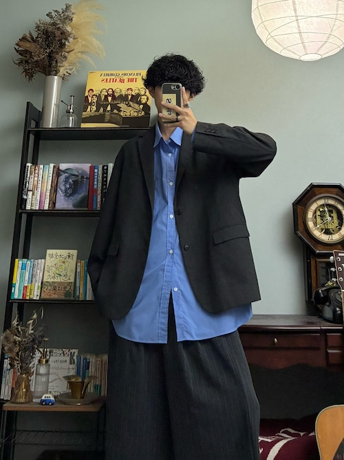 ストライプジャケット…niko and… niko andのテーラードジャケットを使った「ストライプ」の人気