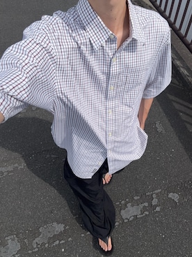 「ナイロンパンツ」｜ハルさん（メンズ・179cm）の夏コーディネート