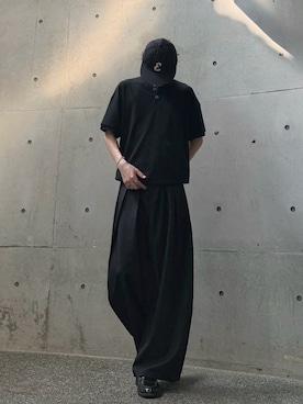 「EKAL（エカル）のアイテム」を使った、ハルさん（メンズ・179cm）の夏コーディネート
