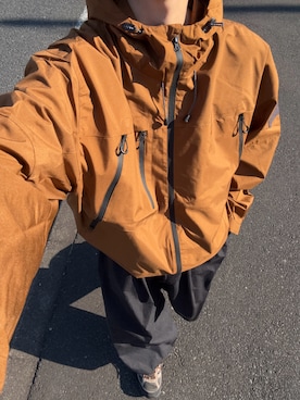 「アイテム（ナイロンジャケット）」を使った、ハルさん（メンズ・179cm）の冬コーディネート