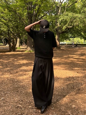 「EKAL（エカル）のアイテム」を使った、ハルさん（メンズ・179cm）の夏コーディネート